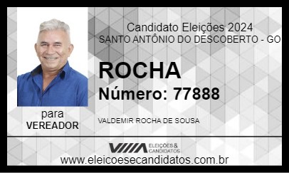 Candidato ROCHA 2024 - SANTO ANTÔNIO DO DESCOBERTO - Eleições