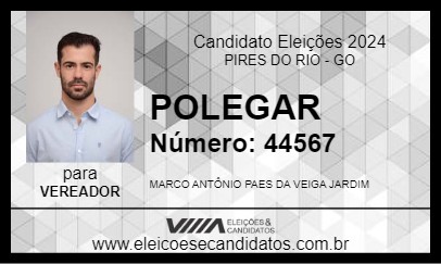 Candidato POLEGAR 2024 - PIRES DO RIO - Eleições