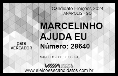 Candidato MARCELINHO AJUDA EU 2024 - ANÁPOLIS - Eleições