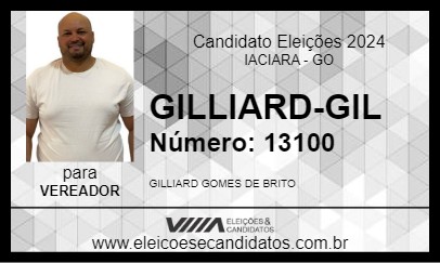 Candidato GILLIARD-GIL 2024 - IACIARA - Eleições