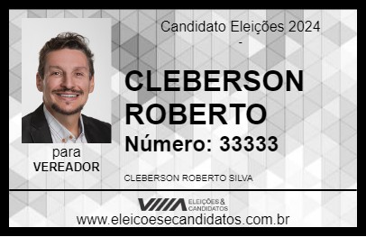 Candidato CLEBERSON ROBERTO 2024 - FORMOSA - Eleições