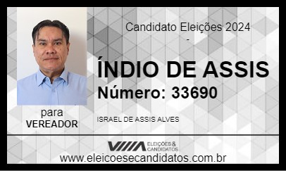 Candidato ÍNDIO DE ASSIS 2024 - FORMOSA - Eleições