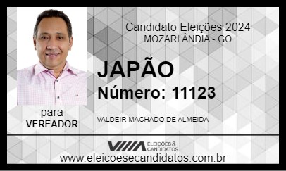 Candidato JAPÃO 2024 - MOZARLÂNDIA - Eleições