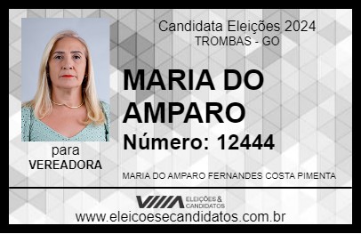 Candidato AMPARO 2024 - TROMBAS - Eleições