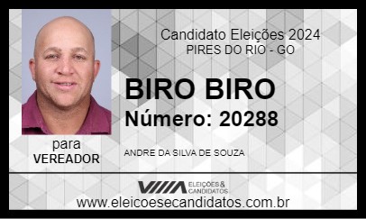 Candidato BIRO BIRO 2024 - PIRES DO RIO - Eleições