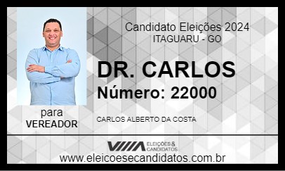 Candidato DR. CARLOS 2024 - ITAGUARU - Eleições