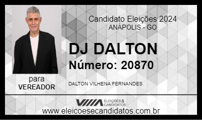 Candidato DJ DALTON 2024 - ANÁPOLIS - Eleições