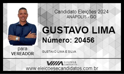 Candidato GUSTAVO LIMA 2024 - ANÁPOLIS - Eleições