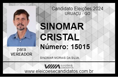 Candidato SINOMAR CRISTAL 2024 - URUAÇU - Eleições