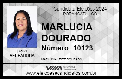 Candidato MARLUCIA DOURADO 2024 - PORANGATU - Eleições