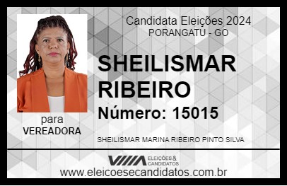 Candidato SHEILISMAR RIBEIRO 2024 - PORANGATU - Eleições