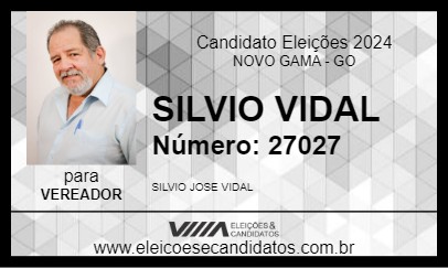 Candidato SILVIO VIDAL 2024 - NOVO GAMA - Eleições