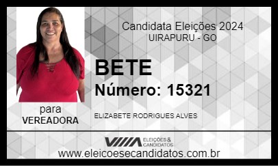 Candidato BETE 2024 - UIRAPURU - Eleições