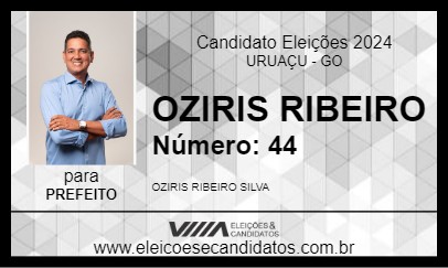 Candidato OZIRIS RIBEIRO 2024 - URUAÇU - Eleições