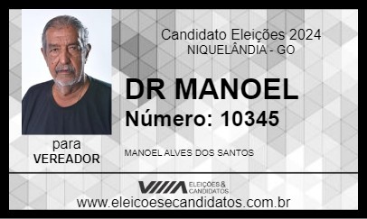 Candidato DR MANOEL 2024 - NIQUELÂNDIA - Eleições