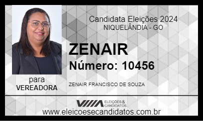 Candidato ZENAIR 2024 - NIQUELÂNDIA - Eleições