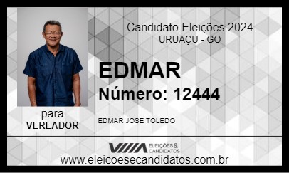 Candidato EDMAR 2024 - URUAÇU - Eleições