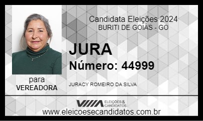 Candidato JURA 2024 - BURITI DE GOIÁS - Eleições