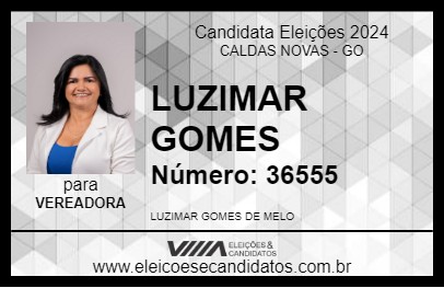 Candidato LUZIMAR GOMES 2024 - CALDAS NOVAS - Eleições