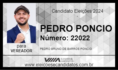 Candidato PEDRO PONCIO 2024 - ANÁPOLIS - Eleições