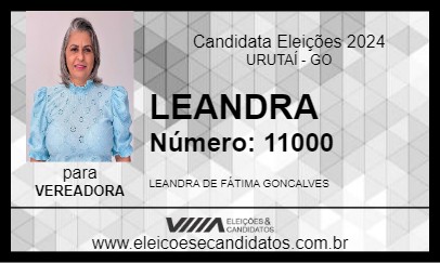 Candidato LEANDRA 2024 - URUTAÍ - Eleições