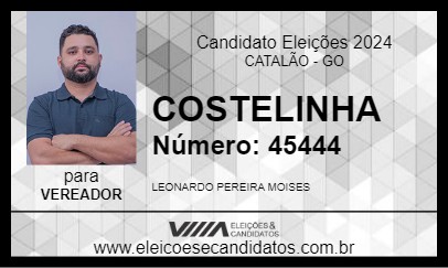 Candidato COSTELINHA 2024 - CATALÃO - Eleições