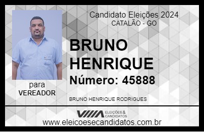 Candidato BRUNO JB 2024 - CATALÃO - Eleições