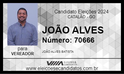 Candidato JOÃO ALVES 2024 - CATALÃO - Eleições