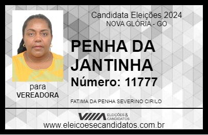 Candidato PENHA DA JANTINHA 2024 - NOVA GLÓRIA - Eleições