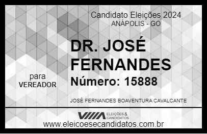 Candidato DR. JOSÉ FERNANDES 2024 - ANÁPOLIS - Eleições