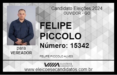 Candidato FELIPE PICCOLO 2024 - OUVIDOR - Eleições