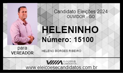 Candidato HELENINHO 2024 - OUVIDOR - Eleições