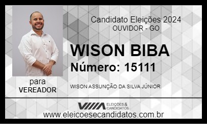 Candidato WISON BIBA 2024 - OUVIDOR - Eleições