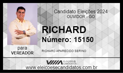 Candidato RICHARD 2024 - OUVIDOR - Eleições