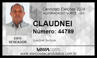 Candidato CLAUDNEI 2024 - ALVORADA DO NORTE - Eleições