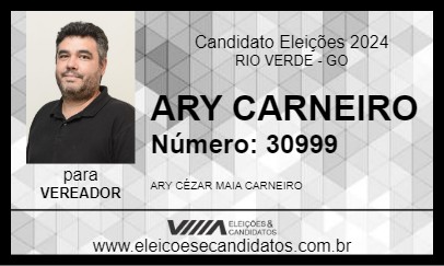 Candidato ARY CARNEIRO 2024 - RIO VERDE - Eleições