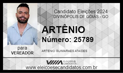 Candidato ARTÊNIO 2024 - DIVINÓPOLIS DE GOIÁS - Eleições