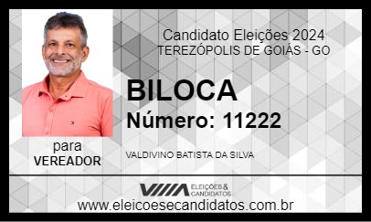 Candidato BILOCA 2024 - TEREZÓPOLIS DE GOIÁS - Eleições