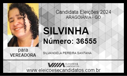 Candidato SILVINHA 2024 - ARAGOIÂNIA - Eleições