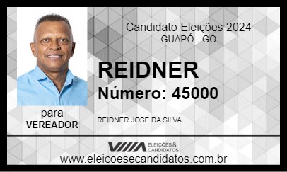 Candidato REIDNER 2024 - GUAPÓ - Eleições