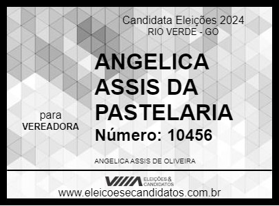 Candidato ANGELICA ASSIS DA PASTELARIA 2024 - RIO VERDE - Eleições