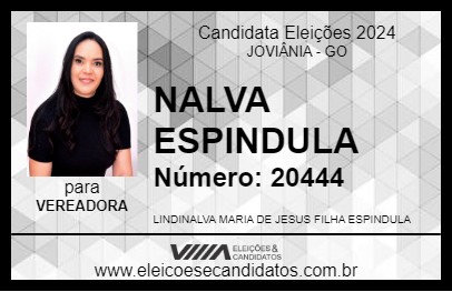 Candidato NALVA ESPINDULA 2024 - JOVIÂNIA - Eleições