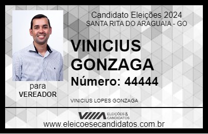 Candidato VINICIUS GONZAGA 2024 - SANTA RITA DO ARAGUAIA - Eleições