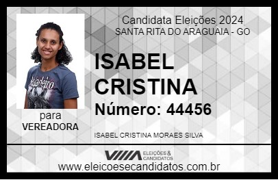 Candidato ISABEL CRISTINA 2024 - SANTA RITA DO ARAGUAIA - Eleições