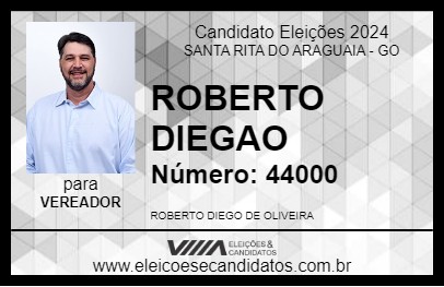 Candidato ROBERTO DIEGAO 2024 - SANTA RITA DO ARAGUAIA - Eleições