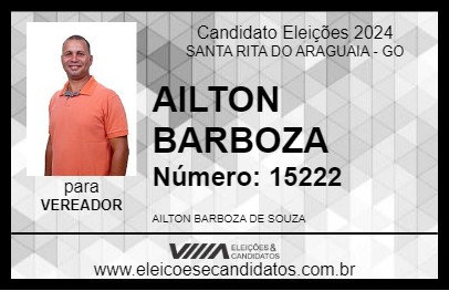 Candidato AILTON BARBOZA 2024 - SANTA RITA DO ARAGUAIA - Eleições