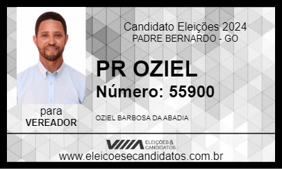 Candidato PR OZIEL 2024 - PADRE BERNARDO - Eleições