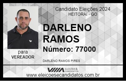 Candidato DARLENO RAMOS 2024 - HEITORAÍ - Eleições