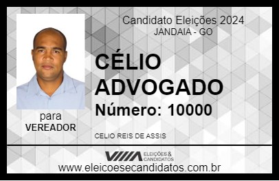 Candidato CÉLIO ADVOGADO 2024 - JANDAIA - Eleições