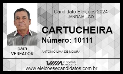 Candidato CARTUCHEIRA 2024 - JANDAIA - Eleições